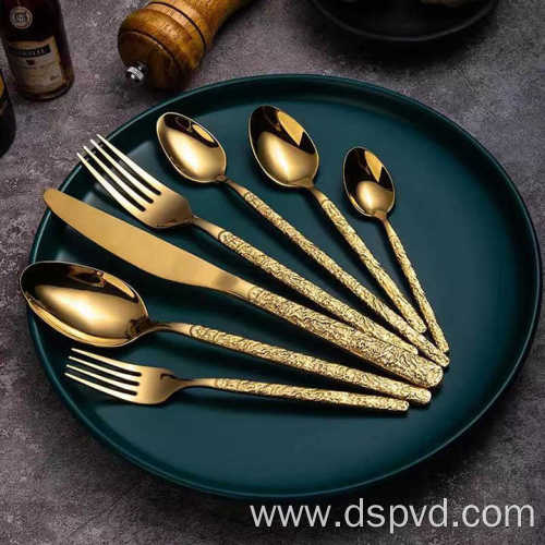 Cutlery Coating with Gold PVD